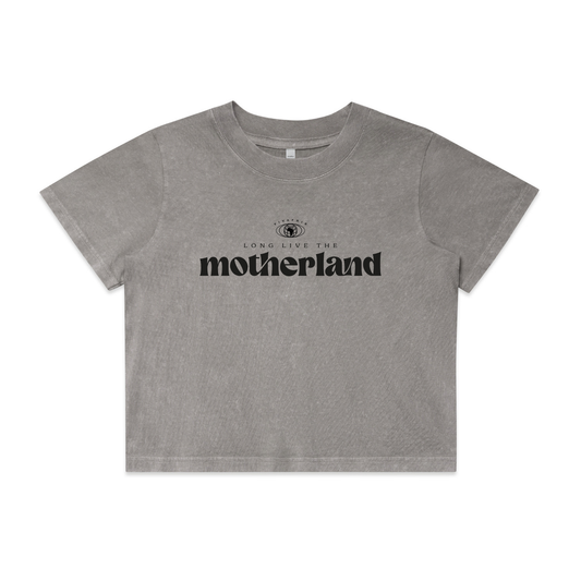 Motherland (Stonewash Crop Top)